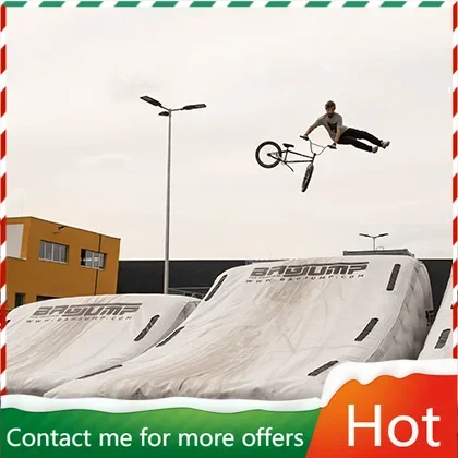 

Надувная подушка безопасности для прыжков и трюков, надувная посадочная лошадка, рампа для горного велосипеда, трюк, надувная подушка безопасности для Bmx