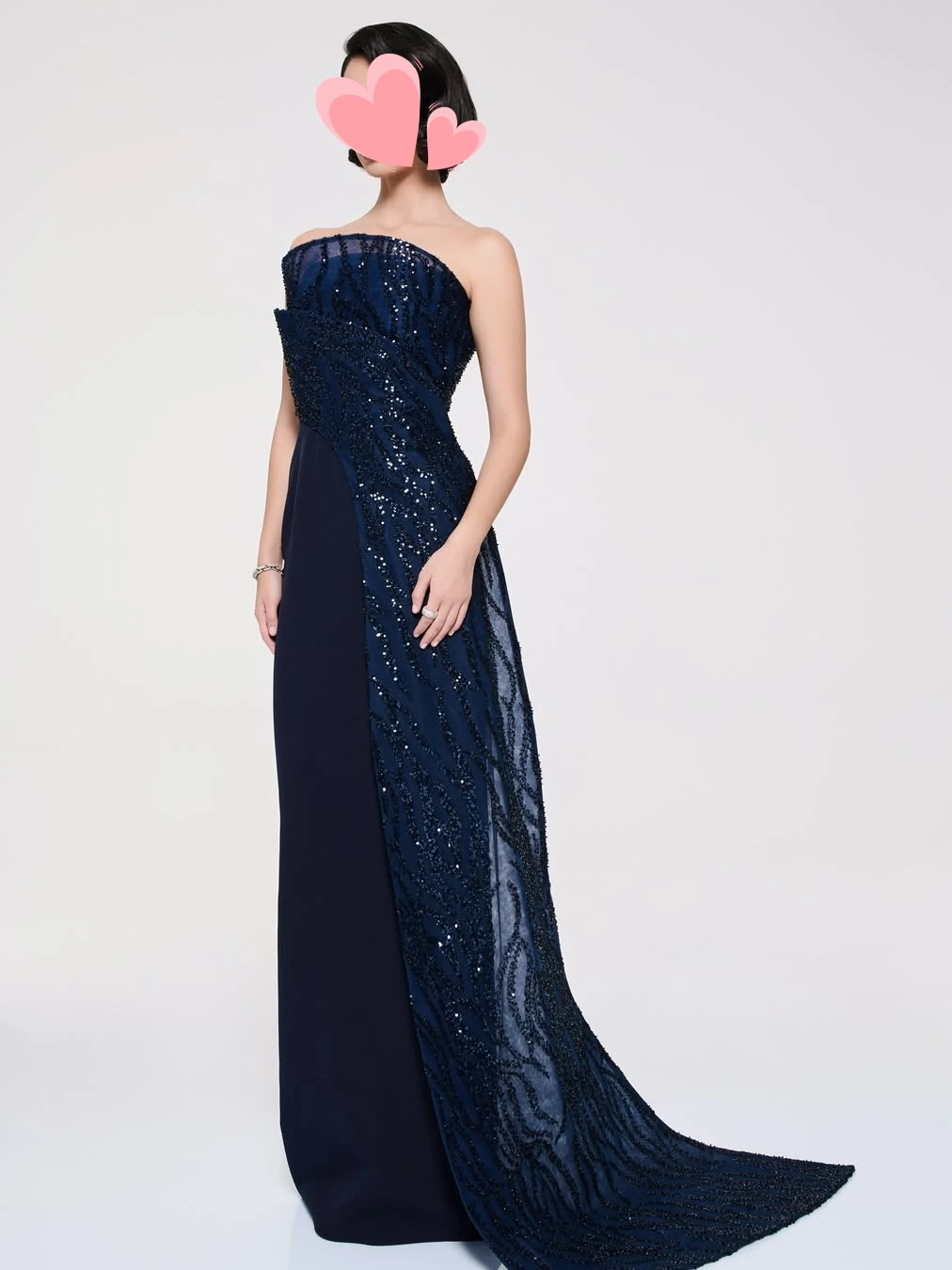 Oisslec Prom Dress Elegant Vintage Sweet Sexy Blue Beads Lace Shiny Customized Formal Occasion Prom Dress Evening Party Gowns image 4