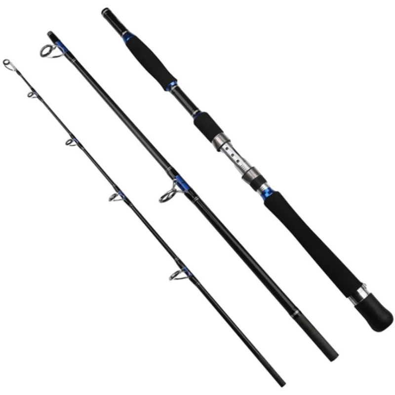 

Portable Fishing Boat Rod Lure Rod 1.8m 2.1m 2.4m Strong Trolling Rod Carbon Hard Fast Surf Fishing Rods Travel Pole New
