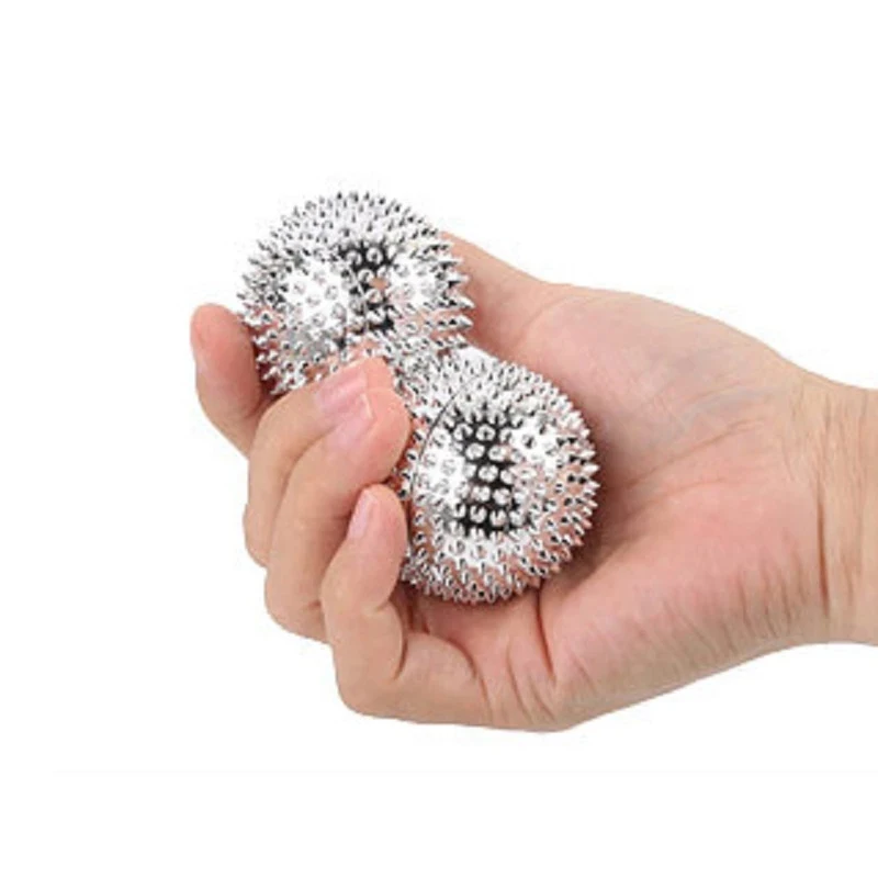 Bolas de Massagem Magnética Mão, Acupressão Corporal, Brinquedo Fidget Spiky, Redutor do Stress, Autisme, Ansiedade, Produtos ADHD