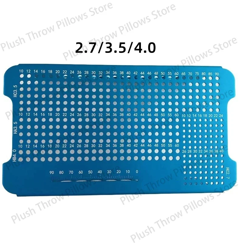 صندوق لولبي لتقويم العظام 2.7/3 5/4.0 صندوق لولبي للطرف العلوي، صندوق تخزين لولبي 0-90 مم #4