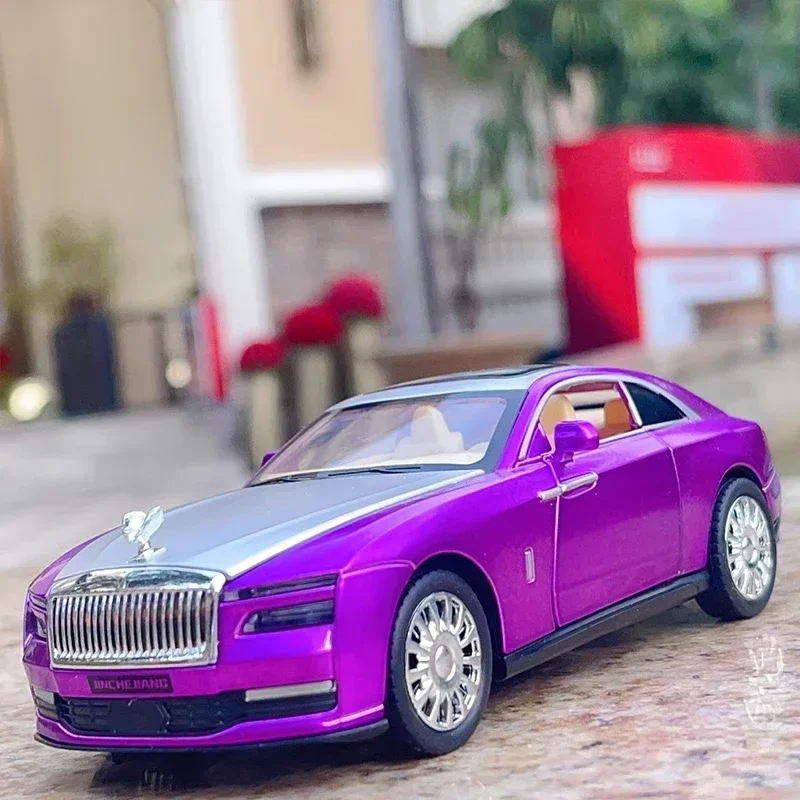 

1:32 Rolls-Royce SPECTRE сплав литья под давлением металлические игрушки транспортные средства модель автомобиля моделирование звук свет коллекционные подарки для детей