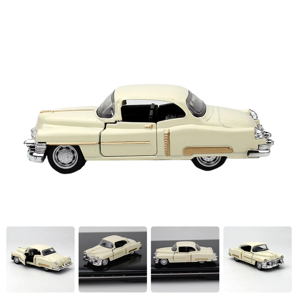 Car Decor Model Truck Vintage Metalvehicle Cars Farmhouse Diecast Alloy S Red Table Classic Old Figurine