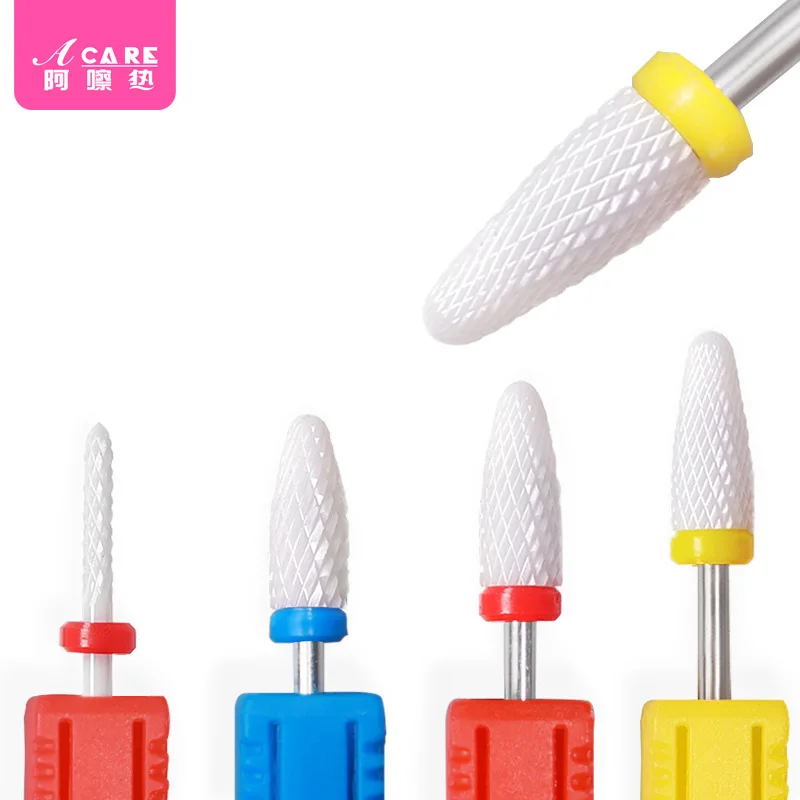 رأس طلاء الأظافر A1-ملمع السيراميك أداة العناية بالأظافر مزيل الأظافر أداة حفر الأظافر #3
