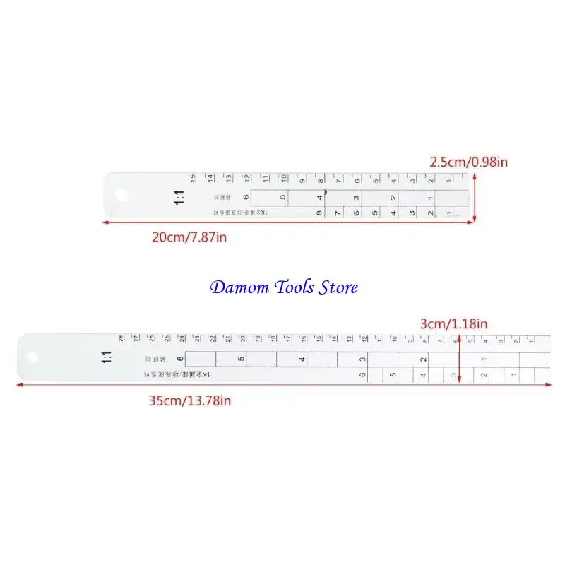 57BE Auto Paint Mixing Gauge for Car Paint Paint Paint Tool أداة قياس للمركبات