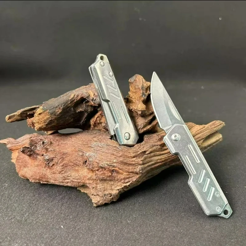 

New Mini Keychain Portable Peeling Folding Knife Hunting Camping Fishing Tactics Survival Knife Fruit Cutting Tool