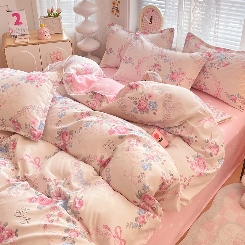 2026 New Skin-friendly Matte Printed Single Quilt Cover Spring and Summer Breathable Duvet Cover Without Pillowcase
