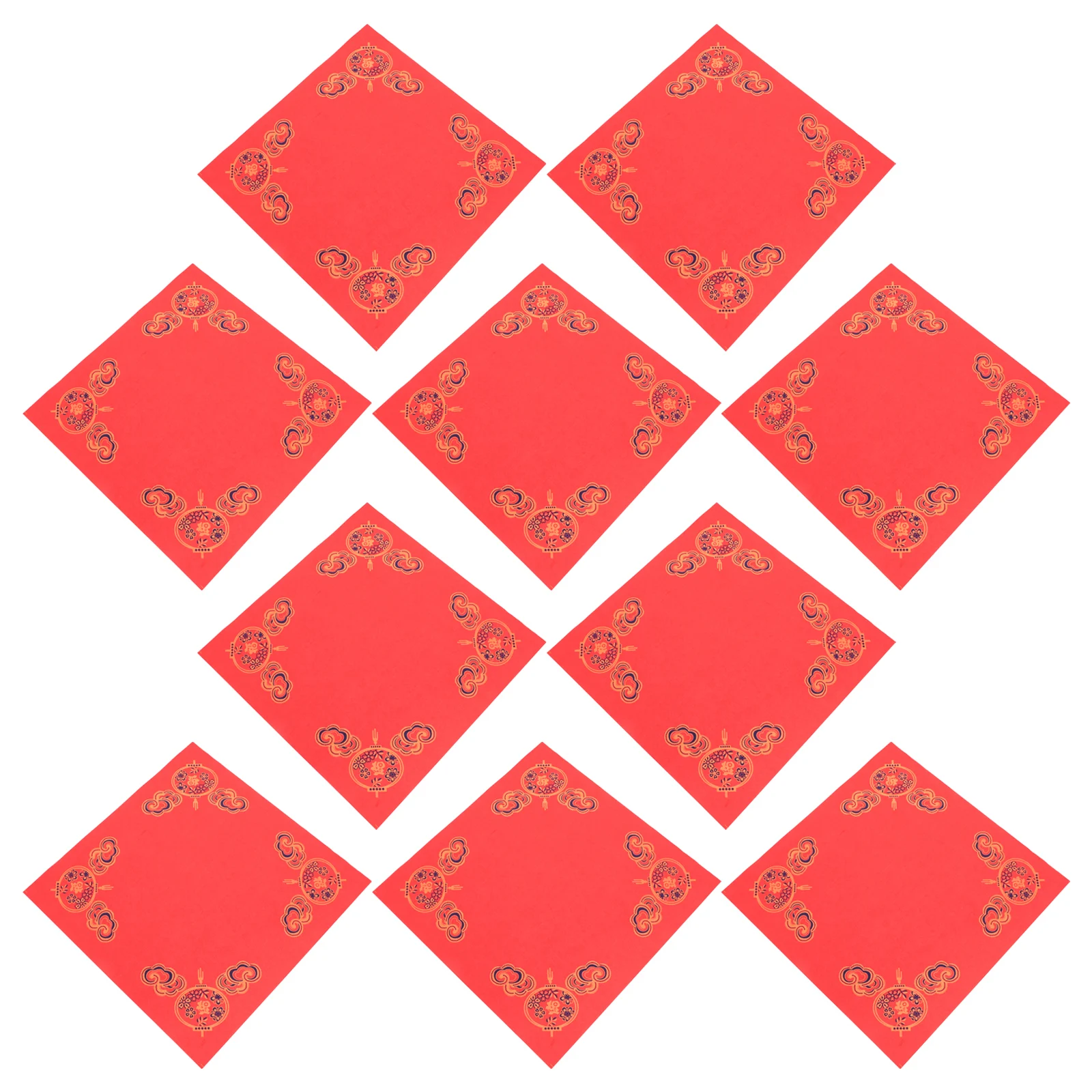 

Red Rice Paper for Calligraphy Ideal for Spring Festival Fu Writing Decorations Blank Xuan Paper Party Supplies