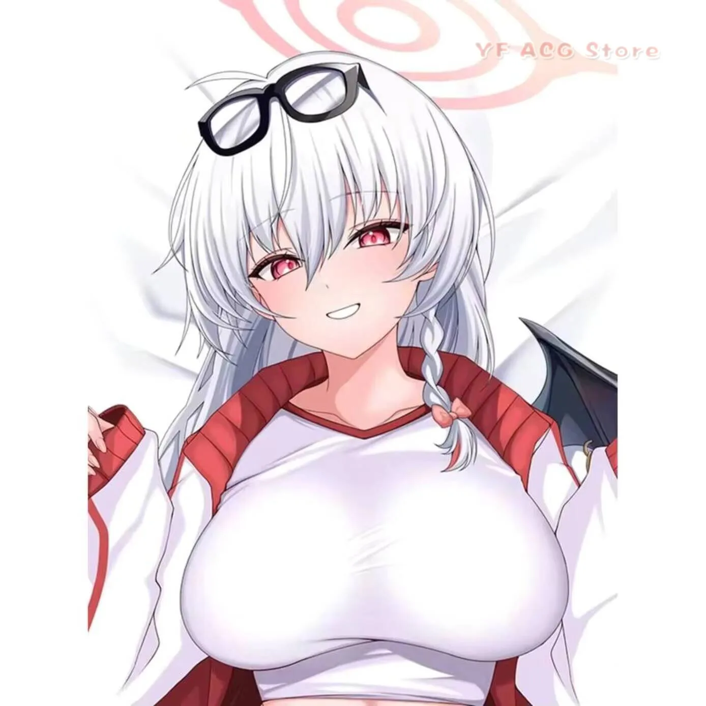 

Kurodate Haruna Blue Acg Archive Game Hugging Cushion Pillow Case Cover Otaku Anime Dakimakura Fullbody Home Bedding Decor G