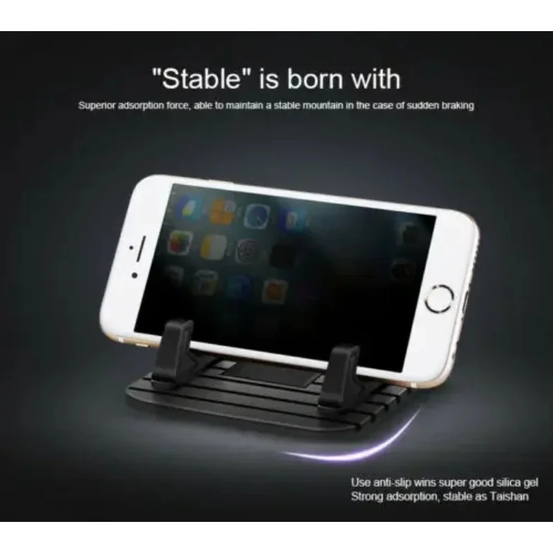 1PC Anti-slip Car Silicone Holder Mat Pad Dashboard Stand Mount For Phone GPS Bracket For iPhone Samsung Xiaomi Huawei Universal