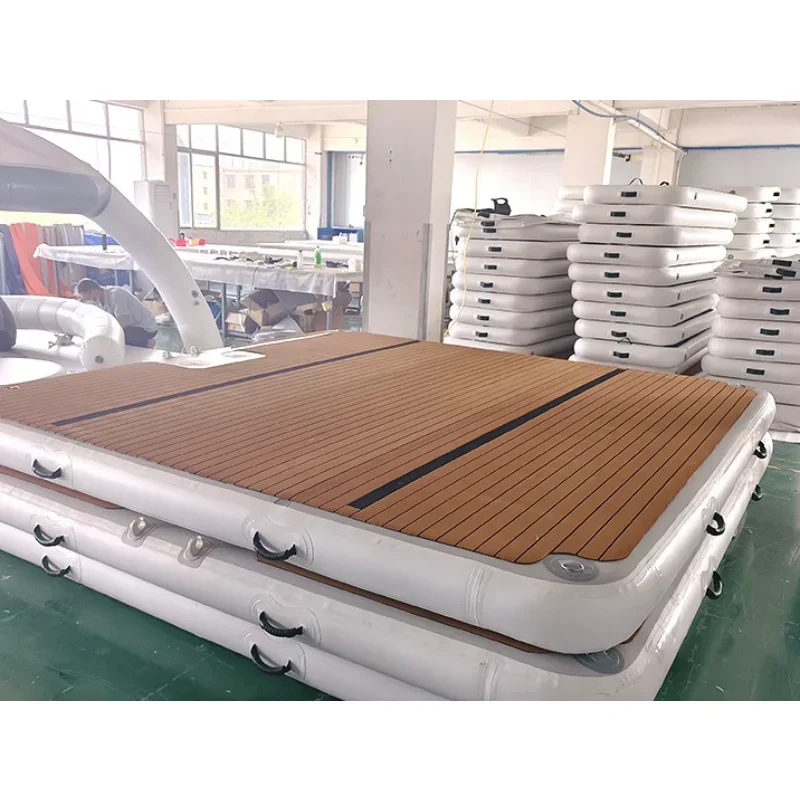 

Water inflatable bed, sea fishing fishing floating platform inflatable floating row, brushed air cushion magic carpet