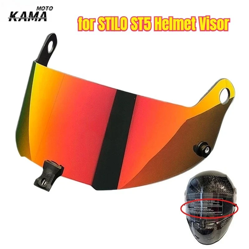 

Full Face Helmet Visor for STILO Helmet Sun Visor Goggles Lens Fit for STILO ST5 Helmet Anti UV Protection Visor Viseira Capcete