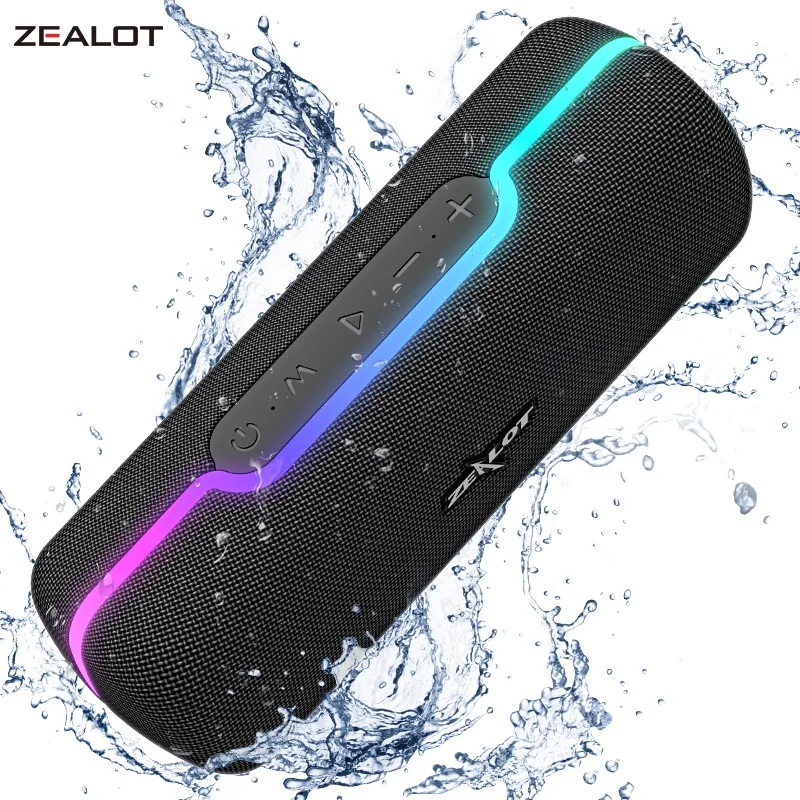 

Zealot S55 Portable Bluetooth Speaker Wireless 10W Audio, Extended Bass and Treble, Wireless HiFi Portable Speaker