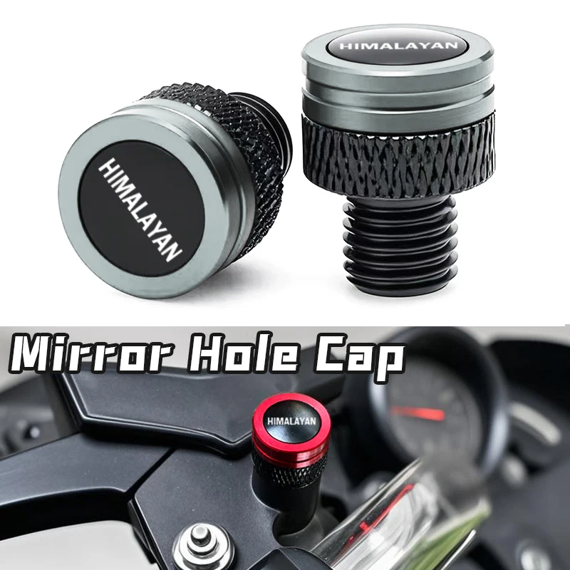 

New Fit For Himlayan 450 HIMALAYAN 450 2024 2025 Mototcycle Accessories CNC M10*1.25 Mirror Hole Plugs Screws Cover
