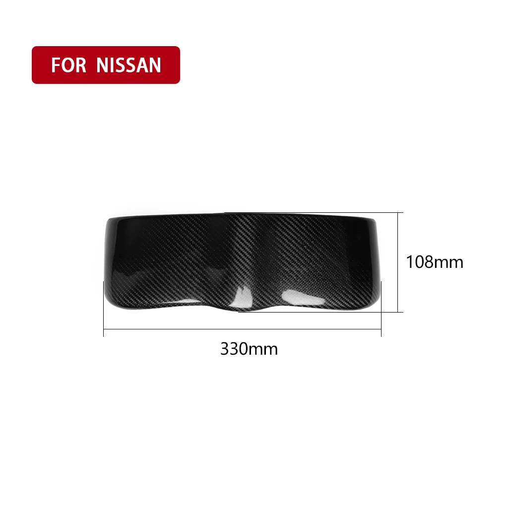 

For Nissan 350z 06-2009 Real Carbon Fiber Car Dashboard Upper Instrument Panel Speedometer Cover Trim Accessories Modification