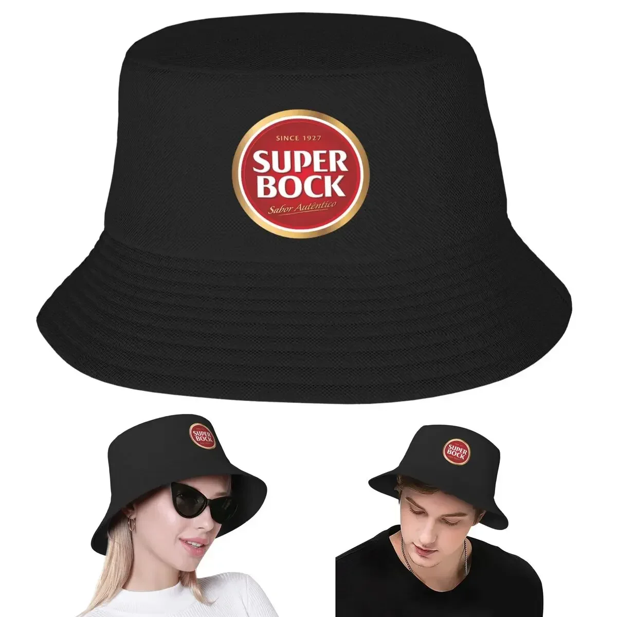 Super Bock Since 1927 Bucket Hat Panama Bob Hats Outdoor Fashion Reversible For Summer Beach Fishing Unisex Fisherman Caps