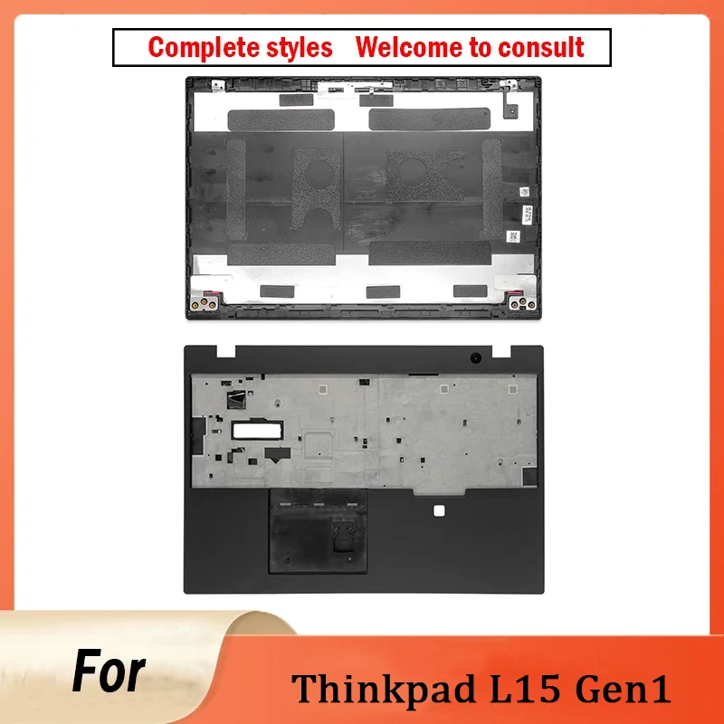 

Новый ноутбук для Thinkpad L15 Gen1, задняя крышка, верхняя часть корпуса, передняя панель, черная