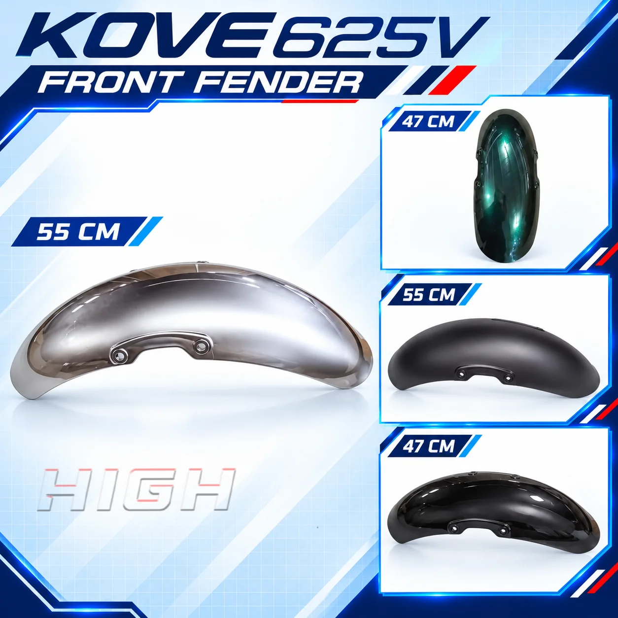 Fit For KOVE 625V 625v Front Fender Mudguard Wheel Splash Guard