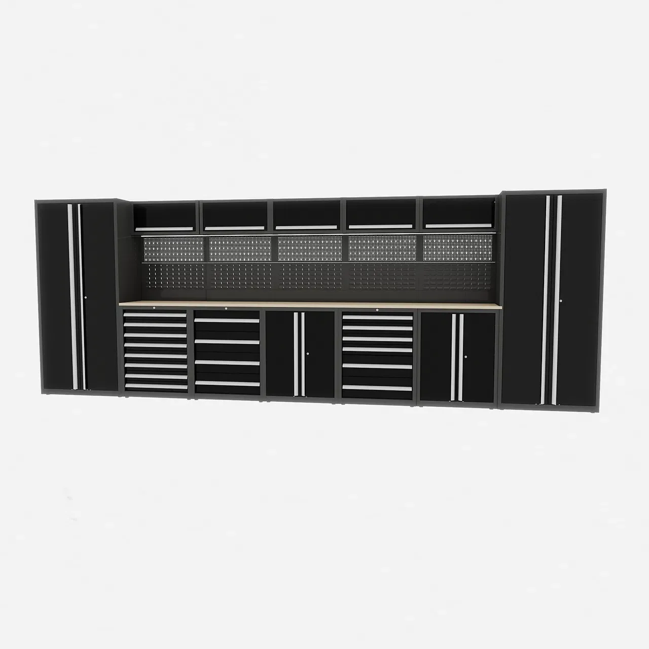 Heavy Duty Garage Tool Cabinet Workbench System Steel Storage Cabinets for Industrial Workshop