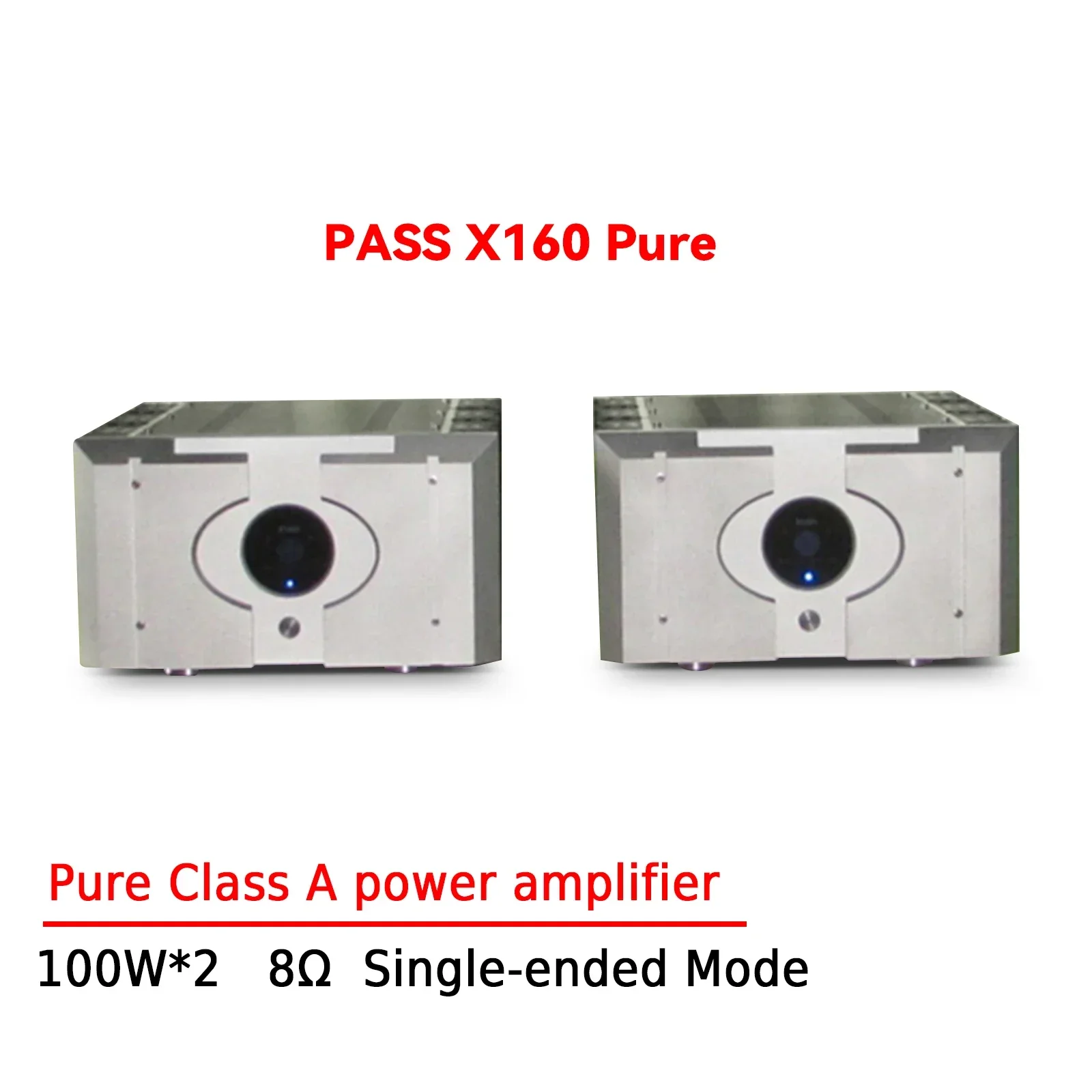 AMXEKR PASS X160 Pure Class A Power Amplifier, Two-channel Power Amplifier, Balanced Mono Channel, Large Class A Power Amplifier