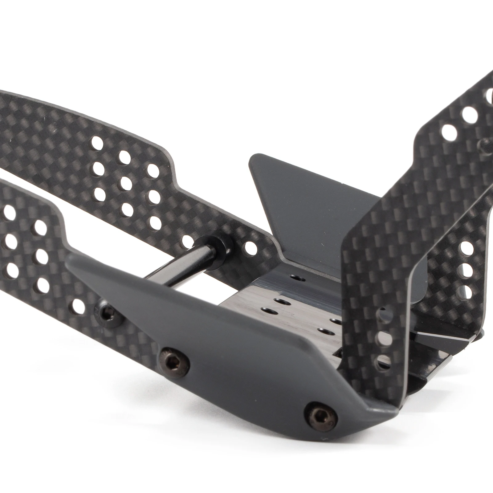 Carbon Fiber LCG Custom Build Chassis Kit und Link Kit für 1/10 RC Rock Crawler Capra F10 Achse – Detail 8