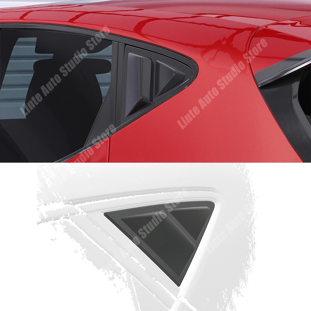 

Для Seat Leon KL MK4 Cupra Leon MK1 5-дверный хэтчбек 2020-2026: Накладки-жалюзи на заднее боковое стекло, внешний обвес, тюнинг