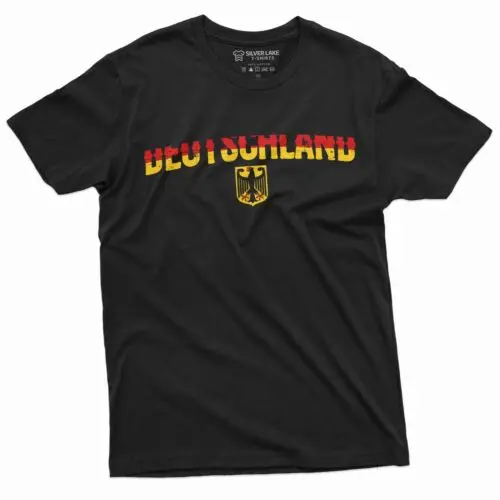 Men's Germany T-shirt Deutschland Patriotic German Flag Tee Shirt Womens Mens T