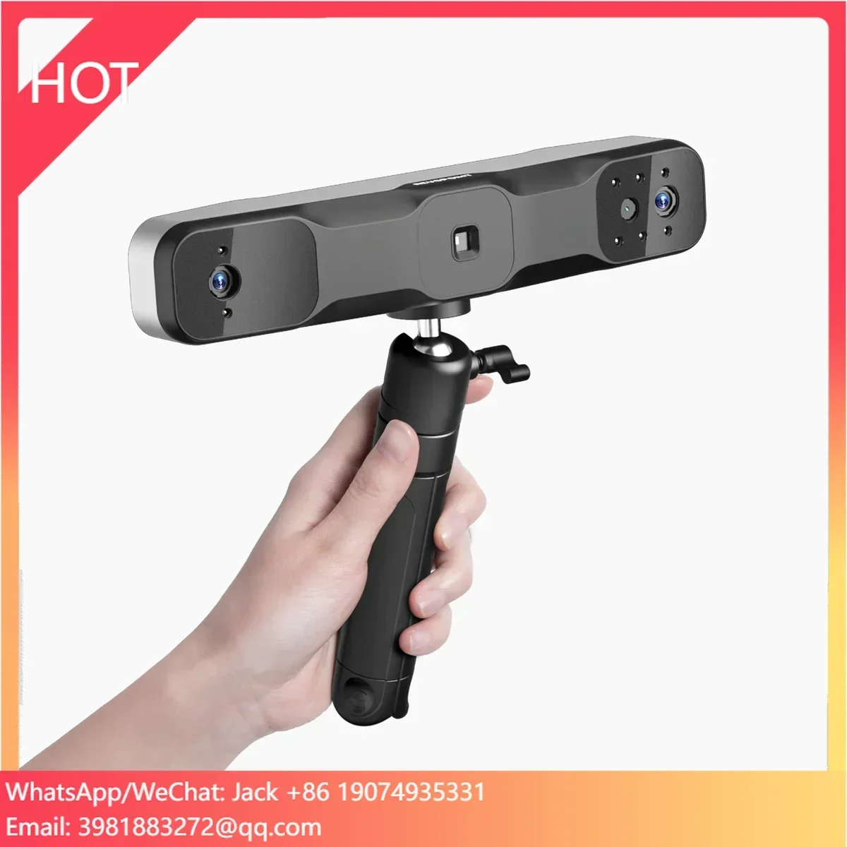 Escáner 3D Revopoint RANGE 2: escáner corporal 3D de objetos grandes rápido y potente