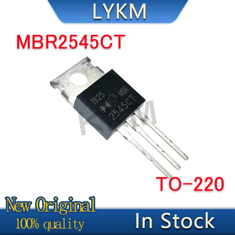 10·Piece New MBR2545CT 2545CT TO-220 Schottky diode In Stock