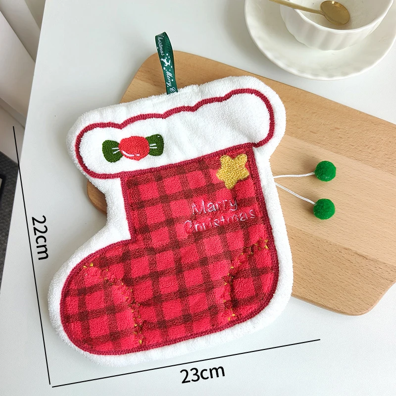 Christmas Hand Towels, Absorbent Kitchen Decor