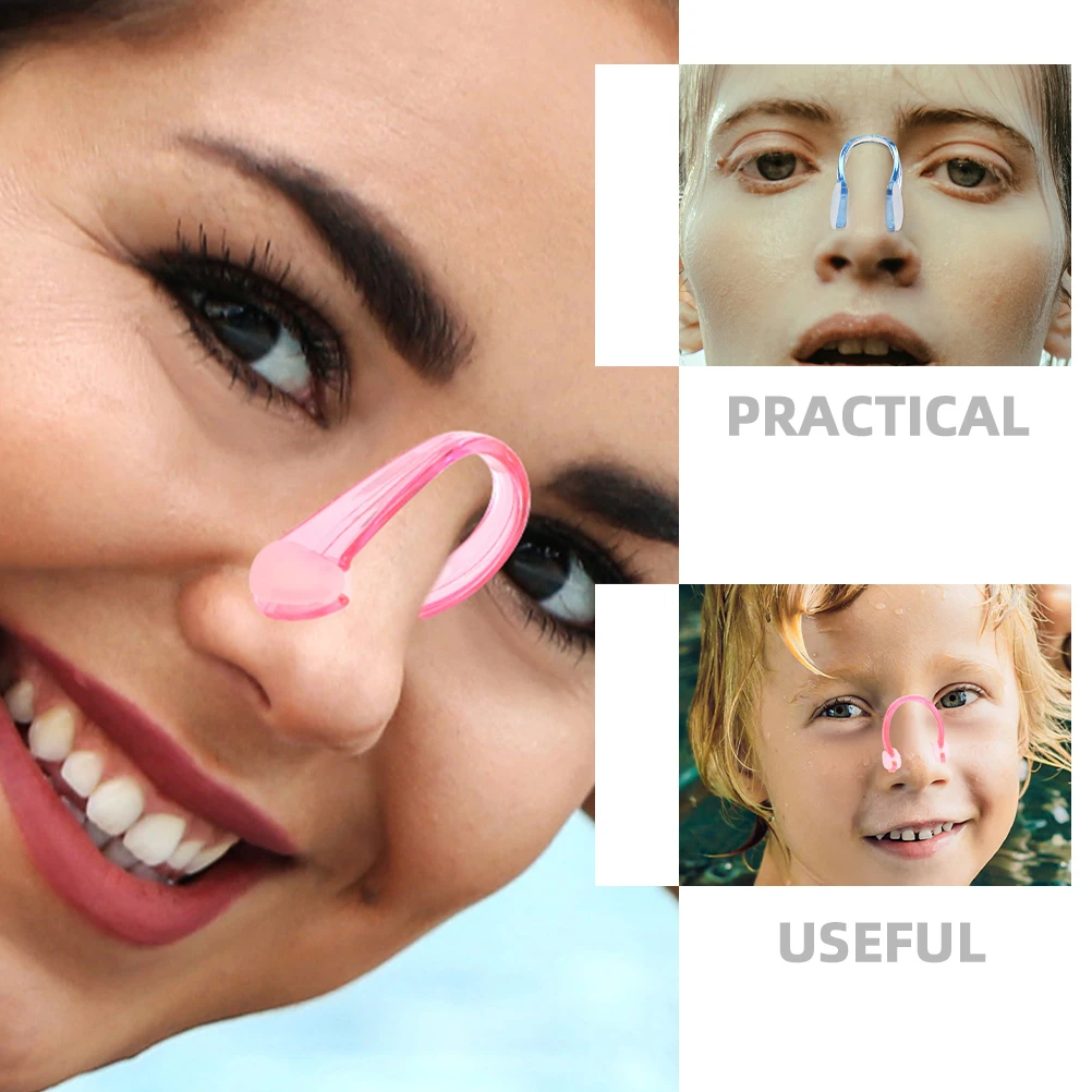 

6pcs Silicone Swimming Nose Clips Waterproof For Adults Kids Durable Soft Non-Slip Ear Plug Swimmers Portable Small Gift Sport