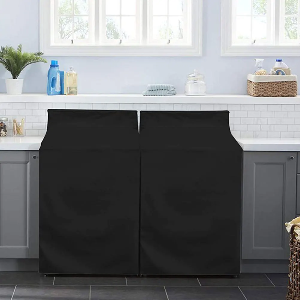 

1 Piece Waterproof Washing Machine Cover Heavy Duty Oxford Fabric Dust Rust Uv Protection for Home Laundry Appliance