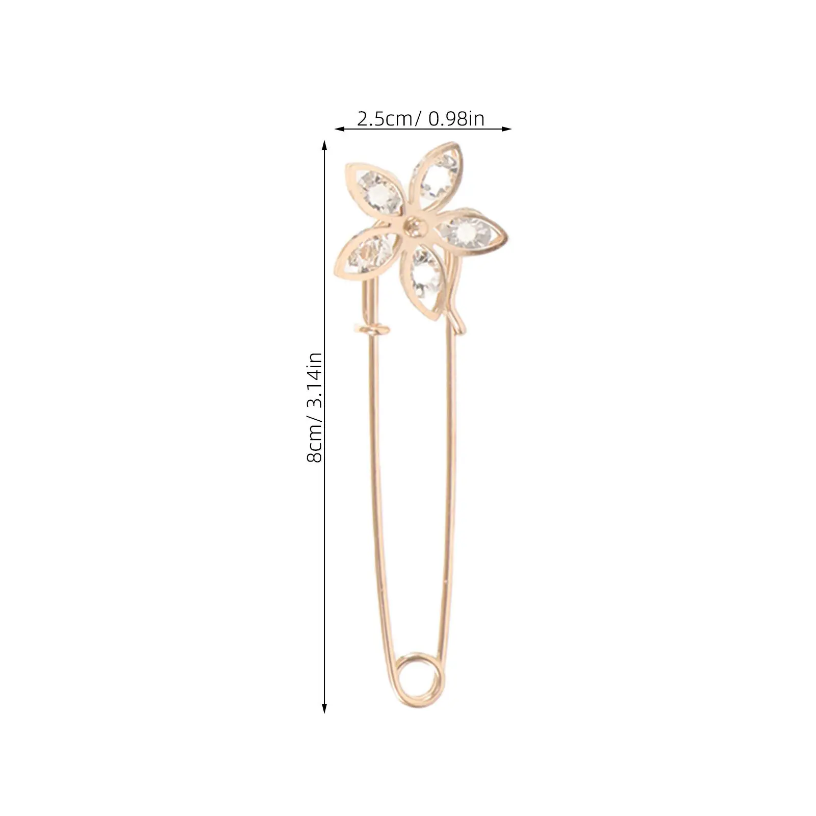 36Pcs Pearl Brooch Women Waist Tightener Clip Dress Pins Shawl Brooches Pants Waist Cinching Clip Clothes Cover Up Decoration
