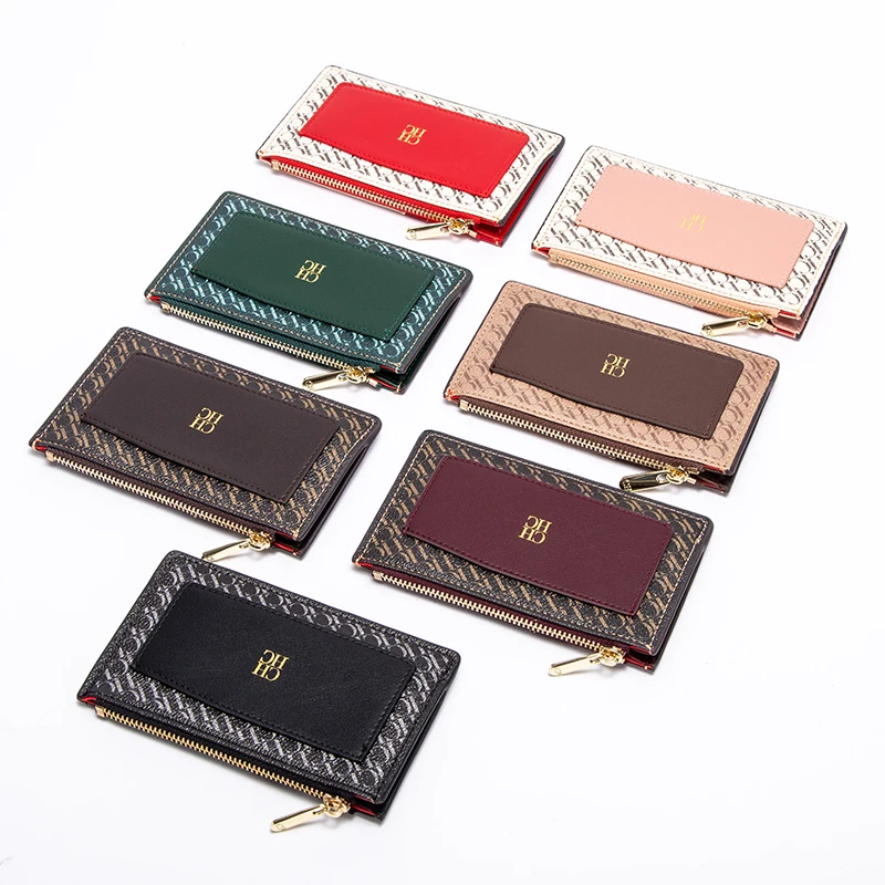 Simple Color Blocking Design Fashionable Classic 2024 New Unisex Wallet Exquisite Workmanship Lightweight Portable