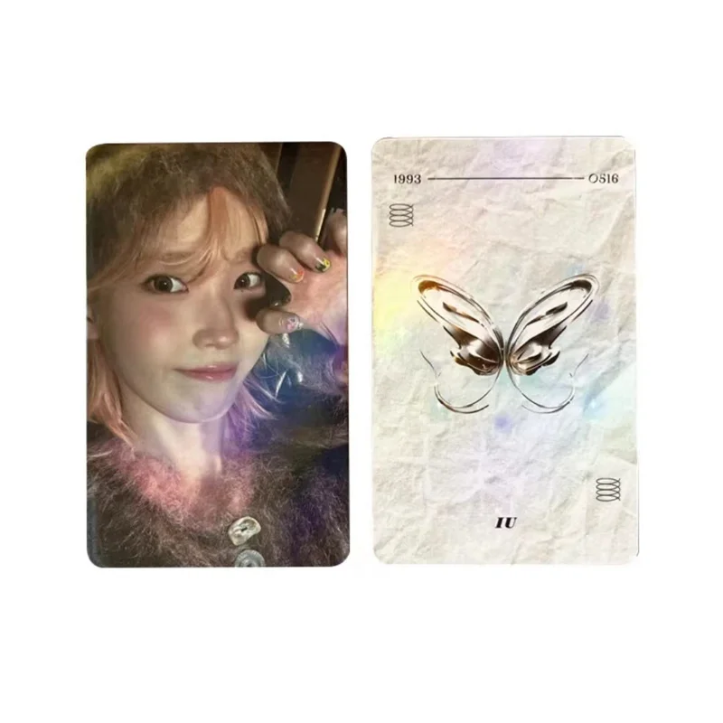 ألبوم بطاقة ليزر IU ، بطاقة لومو الفائزة ، بطاقة لي جي يون اللامعة ، بطاقة بريدية ، بطاقة صور ، بطاقة جمع هدايا للفتيات ، 50 لكل مجموعة