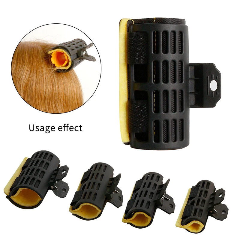 1pcs Perm Rod Clips With Sponge Heat-resistant Digital Perm Bar Clamps Hairdressing Wave Hair Maker DIY Styling Tools