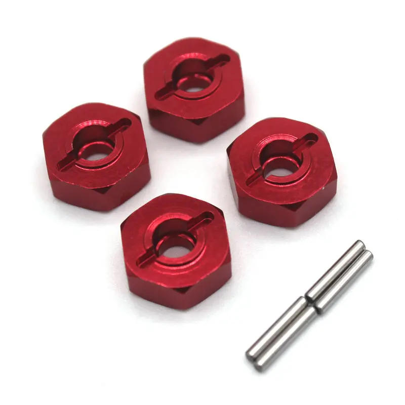 Metal 4PCS 12mm Hex Bond Gladiator 1/14 ZD Racing MT16 BX12 X12S MT14R PT14R Remote Control Car Parts