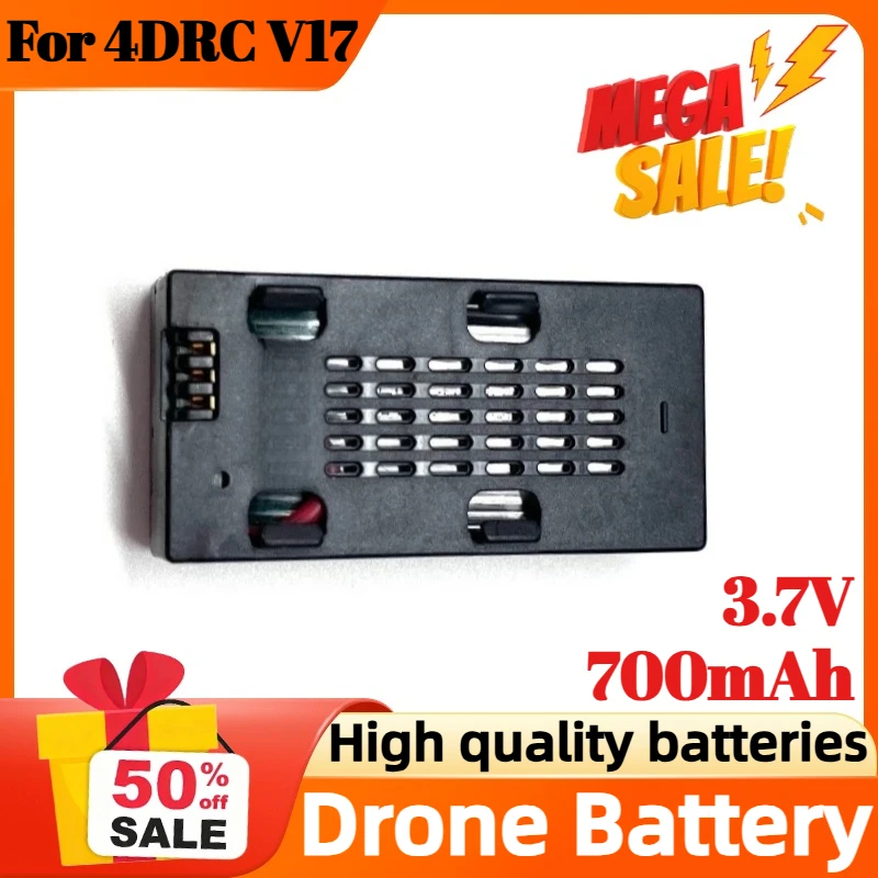 

3.7V 700mAh 4DRC V17 Battery For 4D-V17 RC Airplanes/Quadcopter V17 Drone Spare Replacement Battery Accessories Part