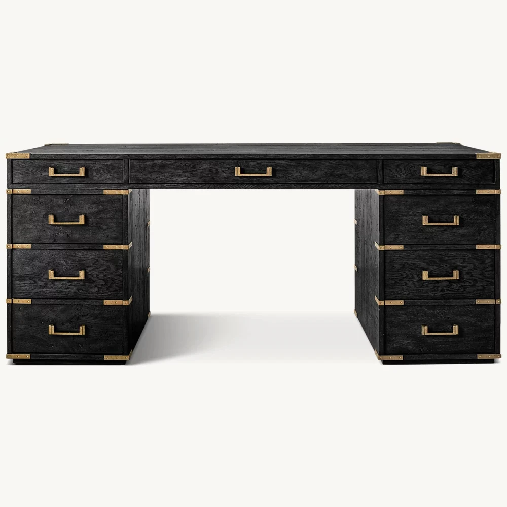 *Home Furniture Solid Wood Desktop Computer Desk Console Table With Drawer for Home Learning Writing