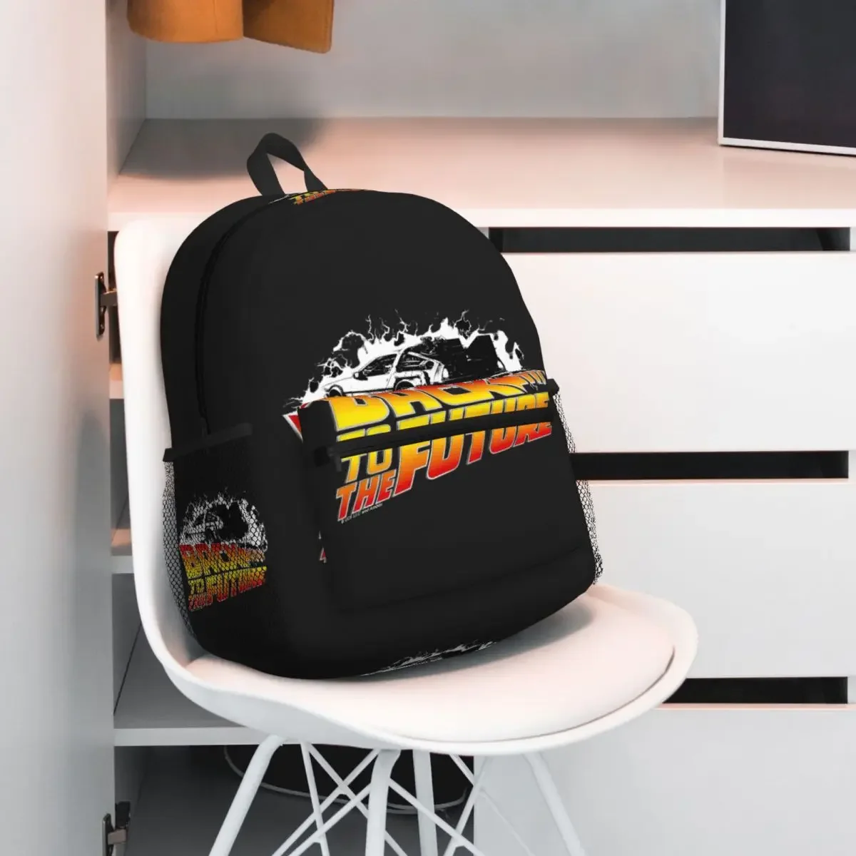 Back To The Future Student Backpack School Bag Hiking Travel Daypack for Boys Girls Fashion Bookbag Shoulder Bags