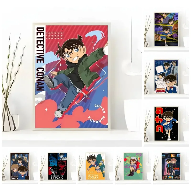 Detective Conan Anime 5D Full Round Drill Diamond Painting Edogawa Mosaic Embroidery Art Home Wall Decor DIY Craft