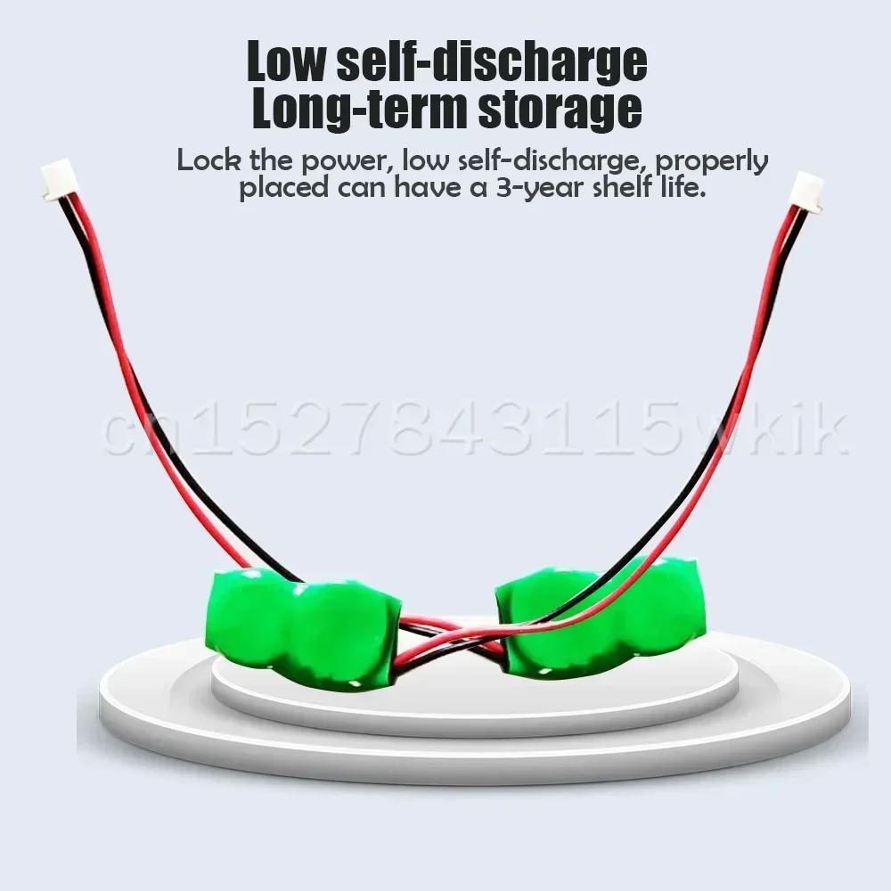 2.4 فولت 20 مللي أمبير ni-mh NIMH بطارية قابلة للشحن مع خط BIOS CMOS لذاكرة الطاقة الكمبيوتر المحمول زر خلية 2/V15H 2/V30H 2/V20H