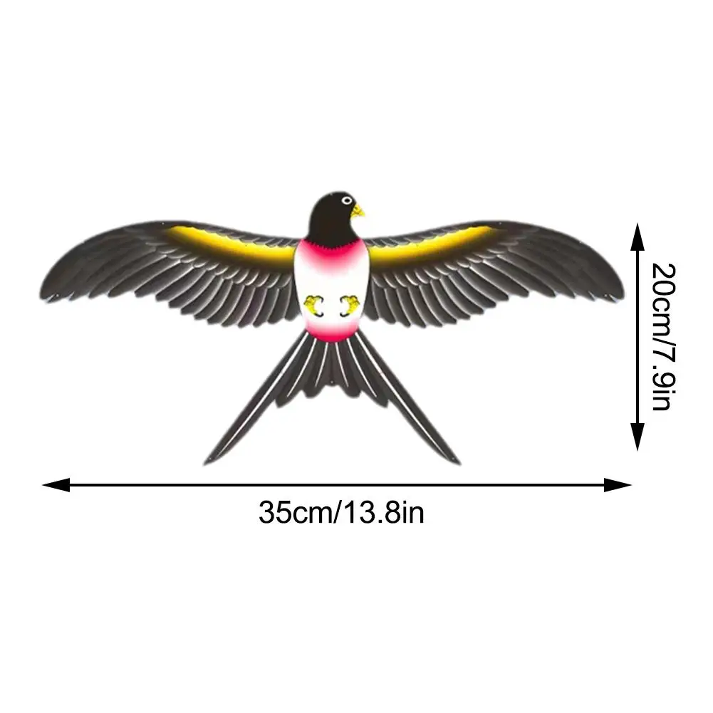 1Set mainan layang-layang anak layang-layang kartun kupu-kupu Swallows elang layang-layang dengan tongkat pancing anak layang-layang terbang mainan luar ruangan