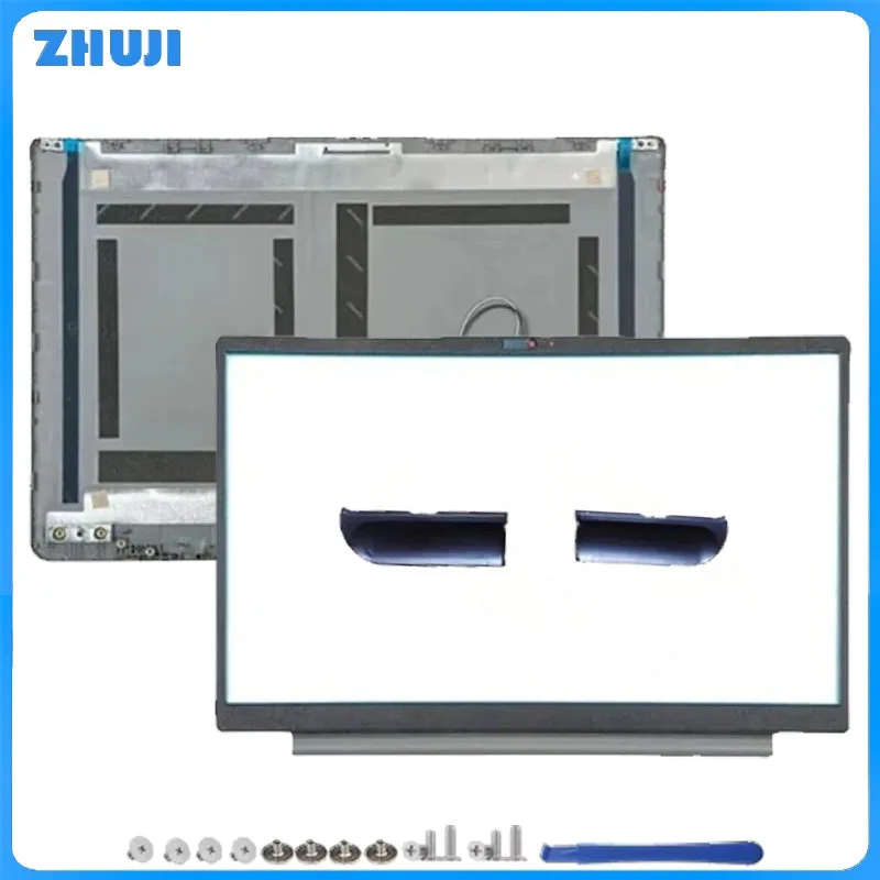 For Ideapad 3 14IAU7 Laptop LCD Rear Cover/Front Frame Hinges silvery