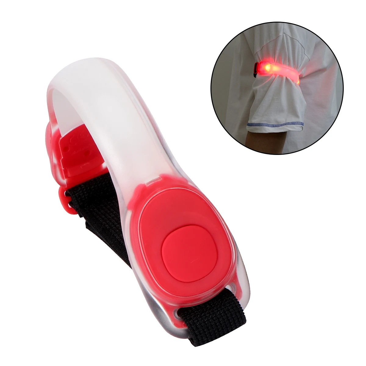 

2pcs Led Running Light Luminous Arm Leg Band For Night Walking Running Cycling Outdoor Sports 80H Life Replaceable Led
