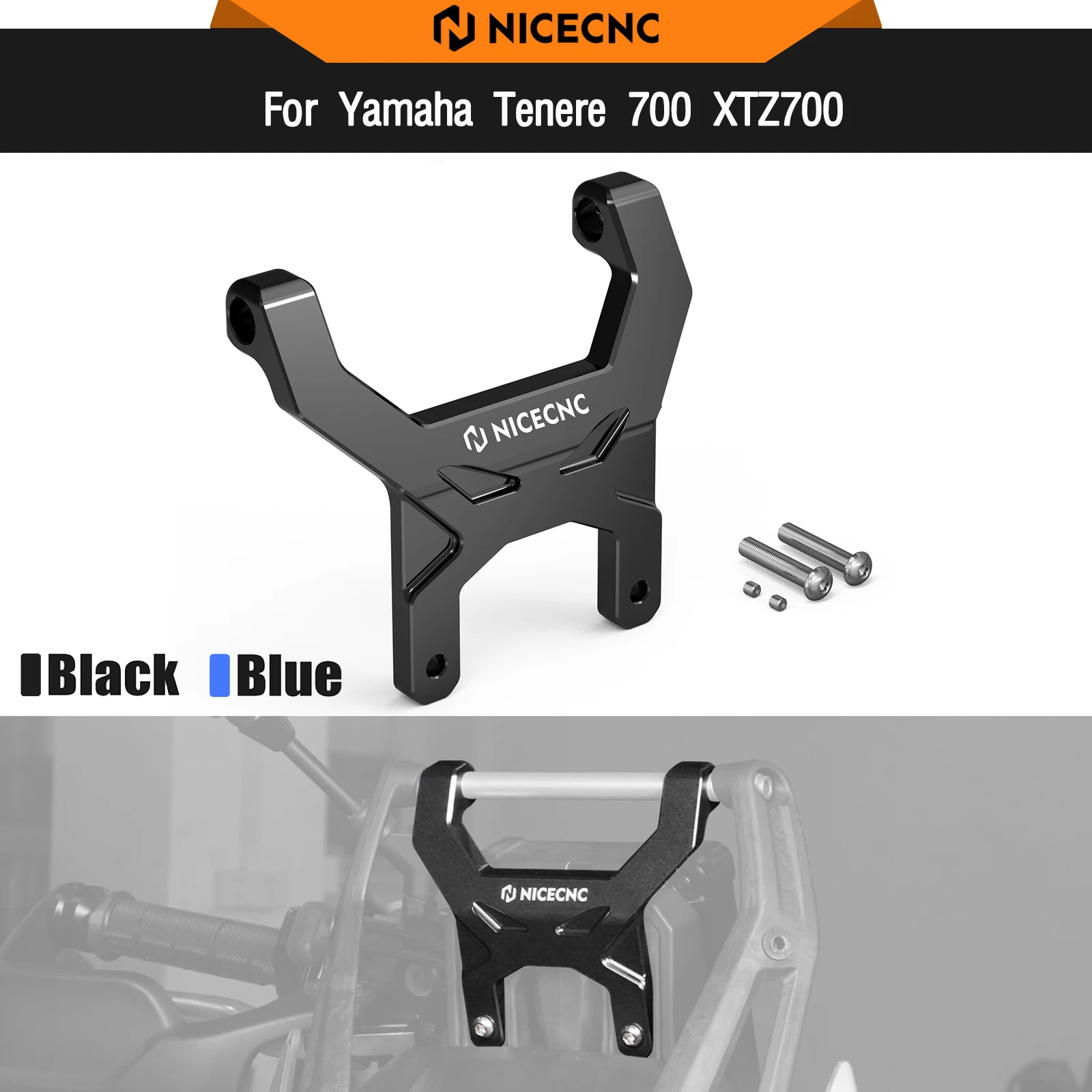 

For Yamaha Tenere 700 T7 XTZ700 2019-2023 Dash Stabilizer Anti-Vibration Bracket Support Tenere700 /XTZ 700 T700 TENERE700