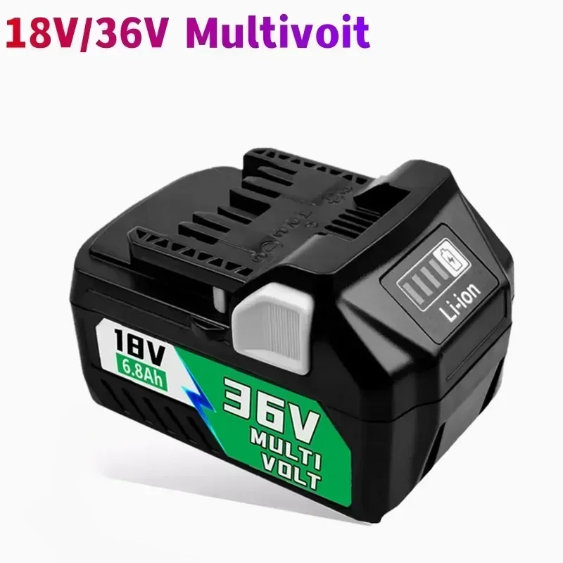 18V/36V, 6.8Ah Lithium-ion Sliding Battery For Metabo HPT, BSL36A18 Cordless Tools