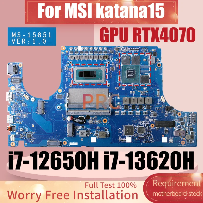 MS-15851 For MSI katana 15 GF66 Laptop Motherboard i7-12650H i7