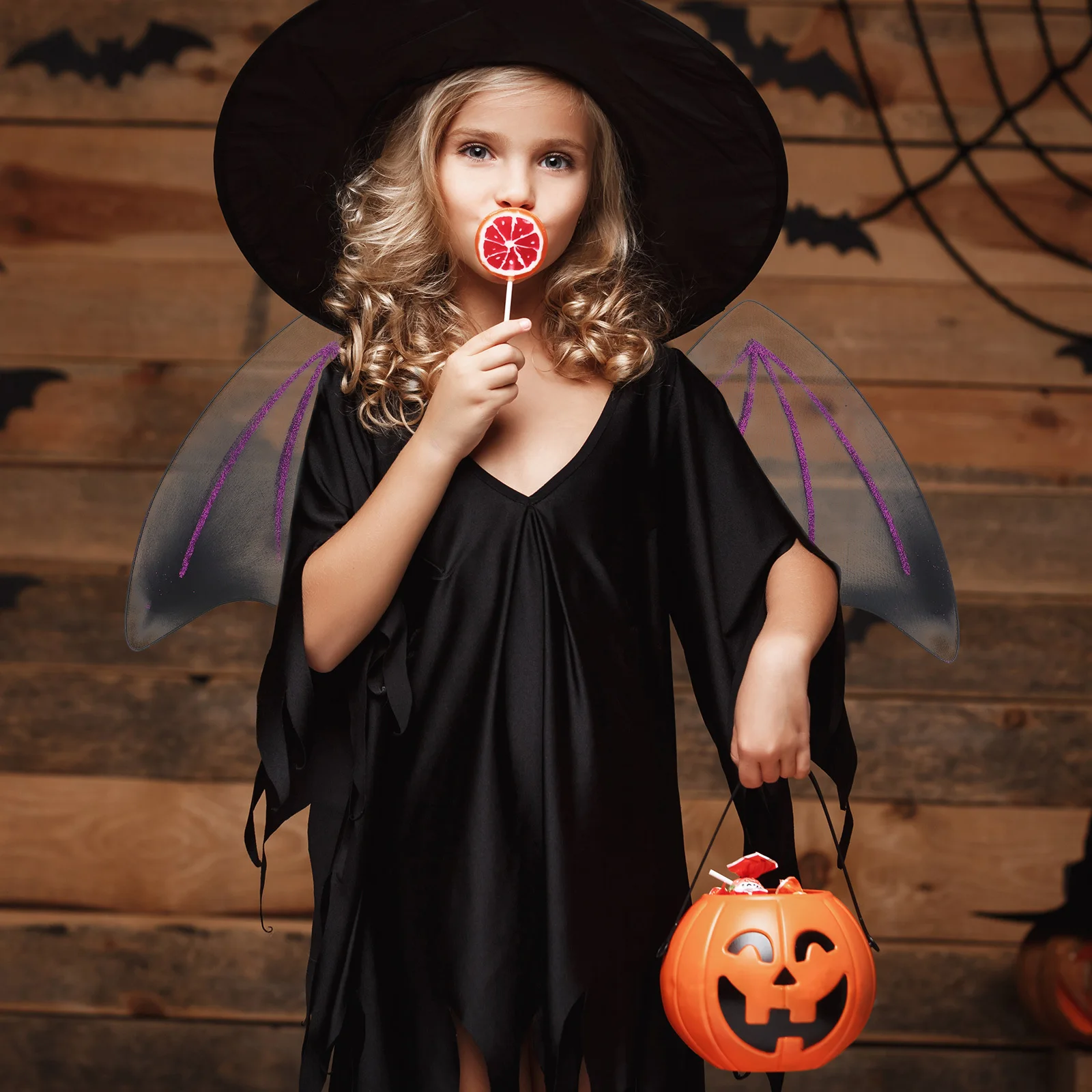 1 pz Prop Costume di Halloween Ala di Halloween leggera per adulti Costume Ala Prop Cosplay Party Stage Performance Decor