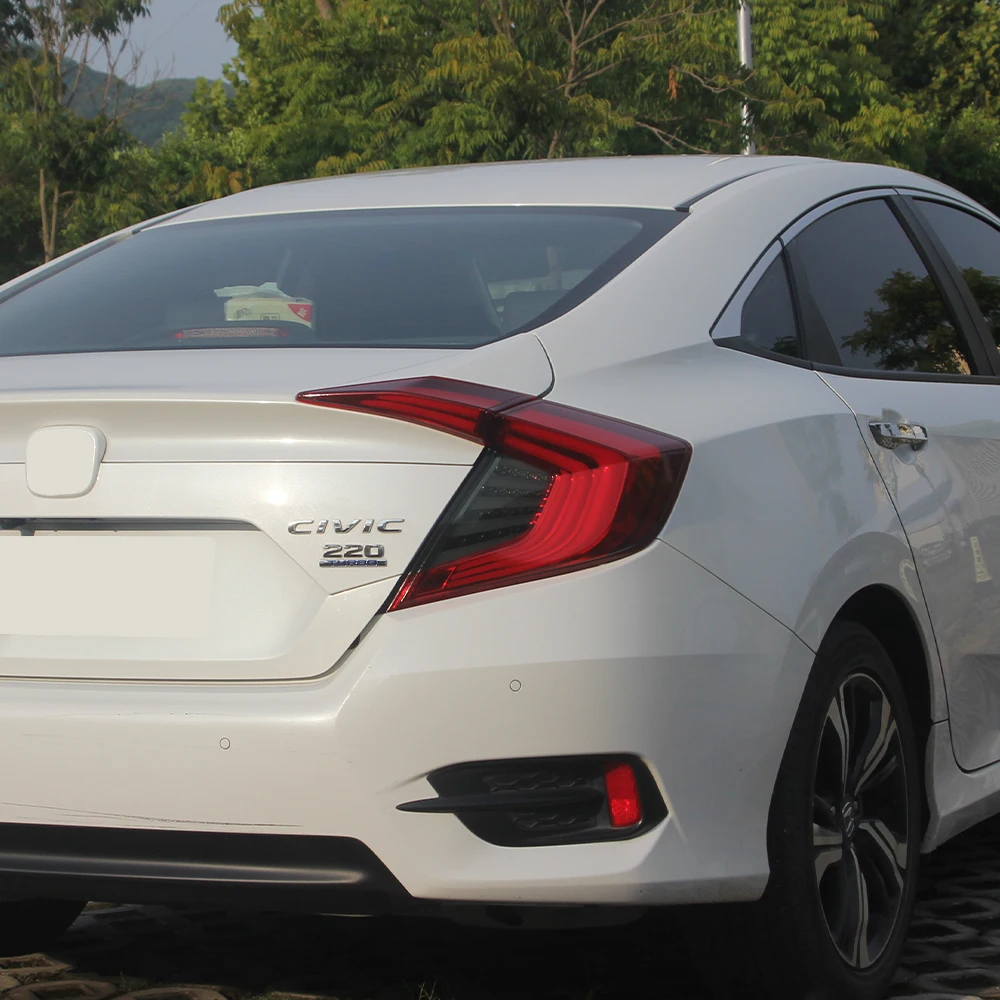 ForHonda for Civic X 2016-2021 LED Dynamic Tail Light Assembly Upgrade for 10th FC FK7 FK8 100W Car Taillights Tool Accessories